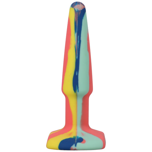 A-Play Groovy Silicone Anal Plug 4 Inch - Sunrise DJ0302-01-BX