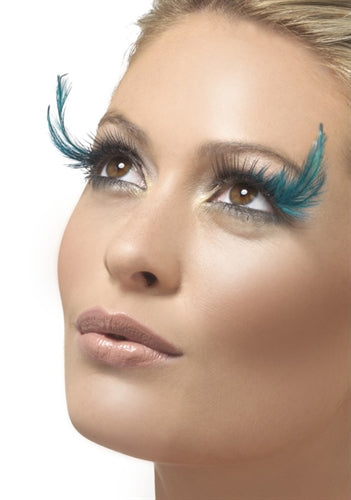 Black Teal Eyelashes FV-37133